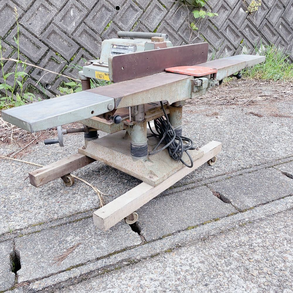 ☆動作品☆発送可☆引取歓迎☆HITACHI 日立 電動かんな盤 F ☆動作品☆発送可☆引取歓迎☆HITACHI 日立 電動かんな盤 F