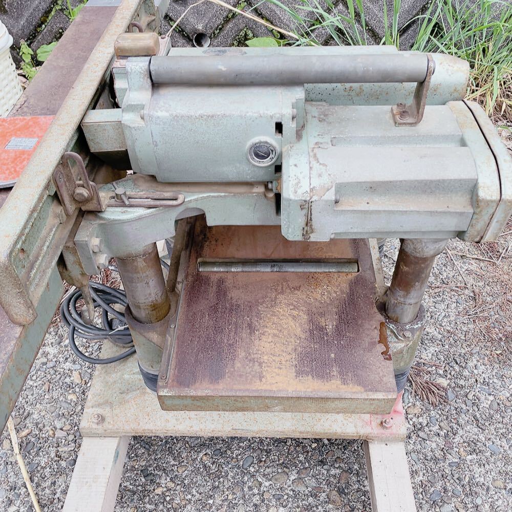 ☆動作品☆発送可☆引取歓迎☆HITACHI 日立 電動かんな盤 F ☆動作品☆発送可☆引取歓迎☆HITACHI 日立 電動かんな盤 F