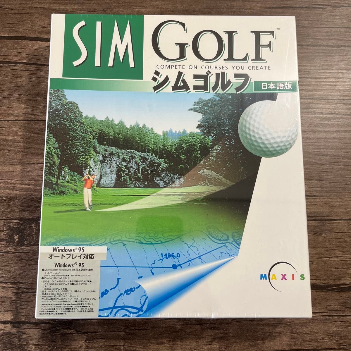 新品未開封 PCゲーム シムゴルフ SIM Golf 新品未開封 PCゲーム SIM GOLF シムゴルフ 日本語版 MAXIS