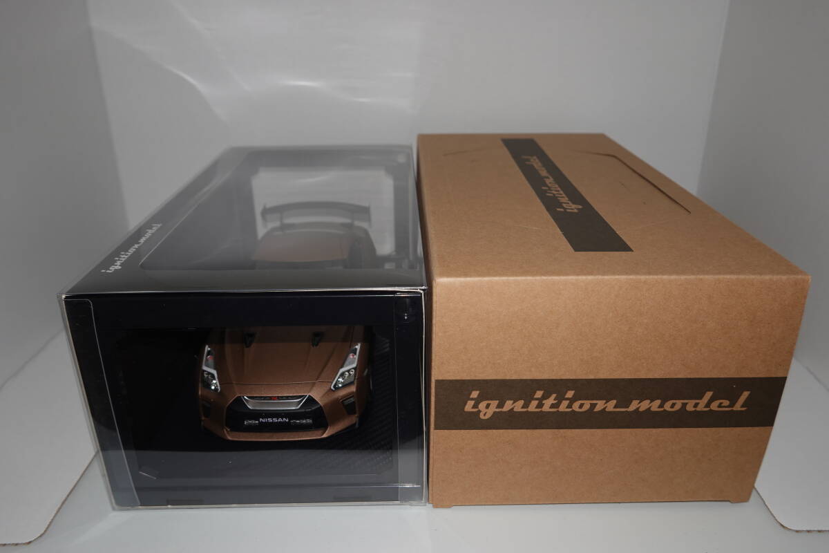 ☆安価ignition model ☆1/18ニッサンプレミアムエディションNISSAN GT-R (R35) Premium Edition マットブラウンMatte Brown・240514_画像7