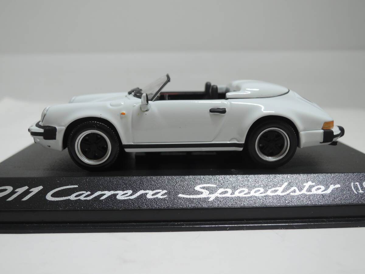 ☆1円始・Porsche Dealer Version☆特注PMA 1/43ポルシェ Porsche 911 Carrera Speedster 1989 White・240501_画像4