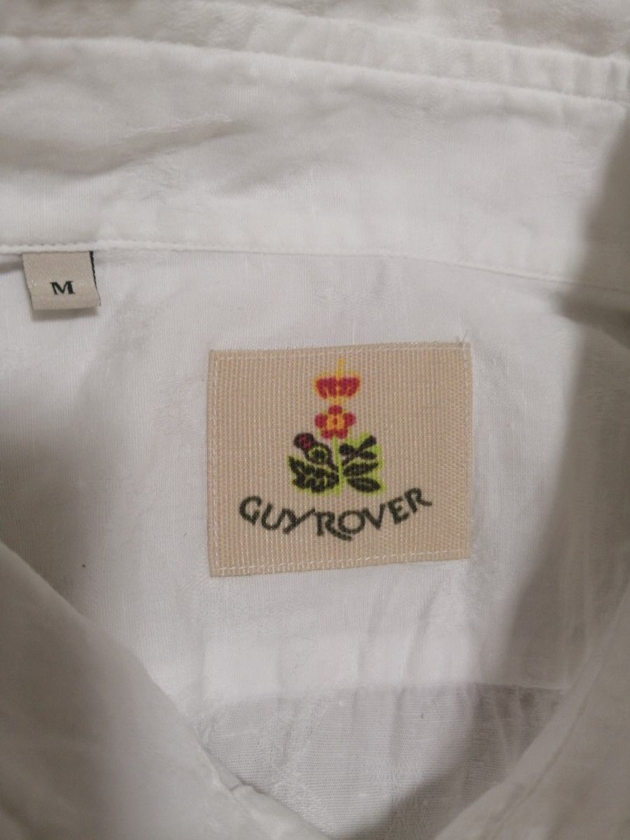 ギィローバー ホワイト コットンシャツ M イタリア製