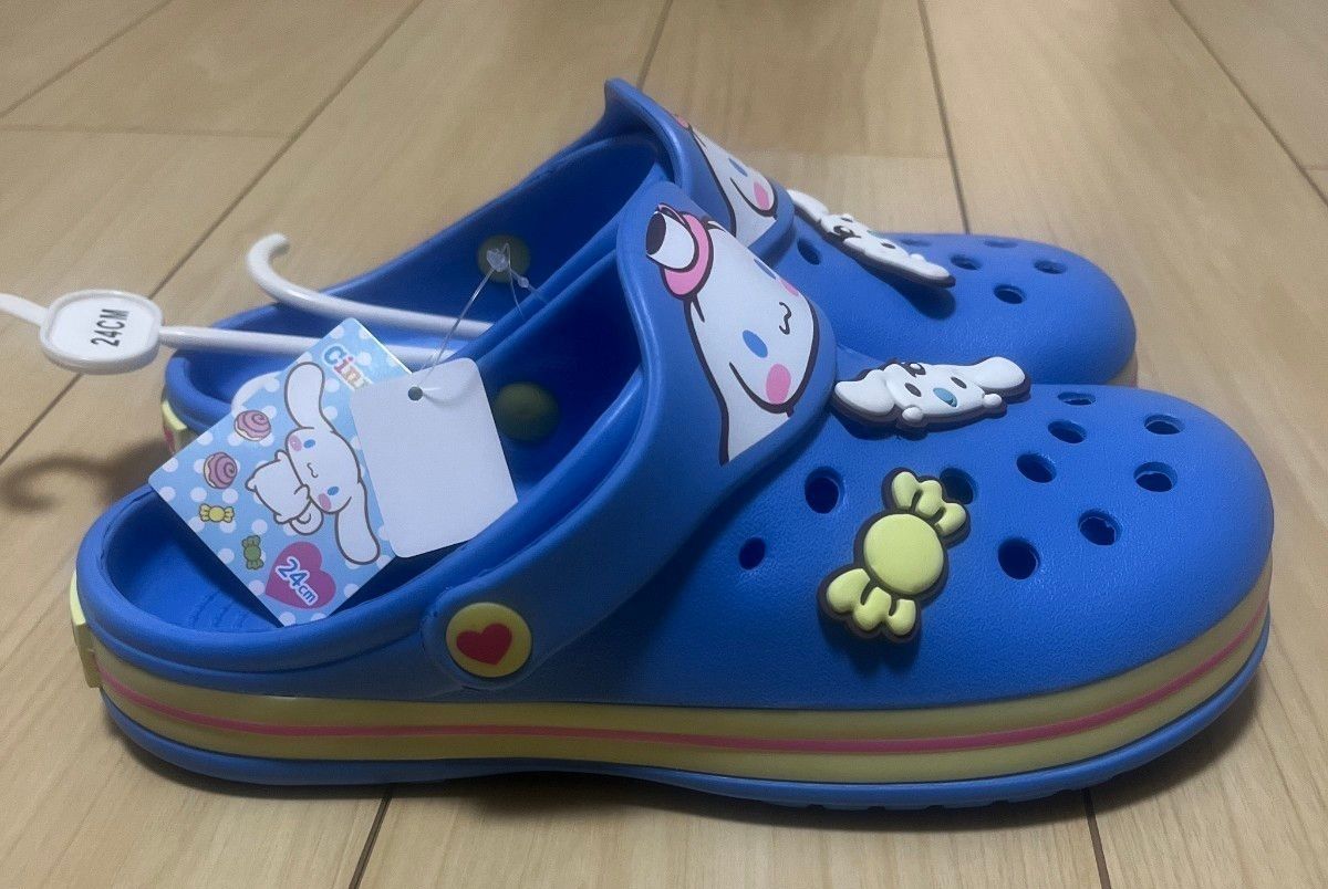 Sanrio サンリオ シナモロール シナモン サンダル 水色 新品未使用 タグ付き