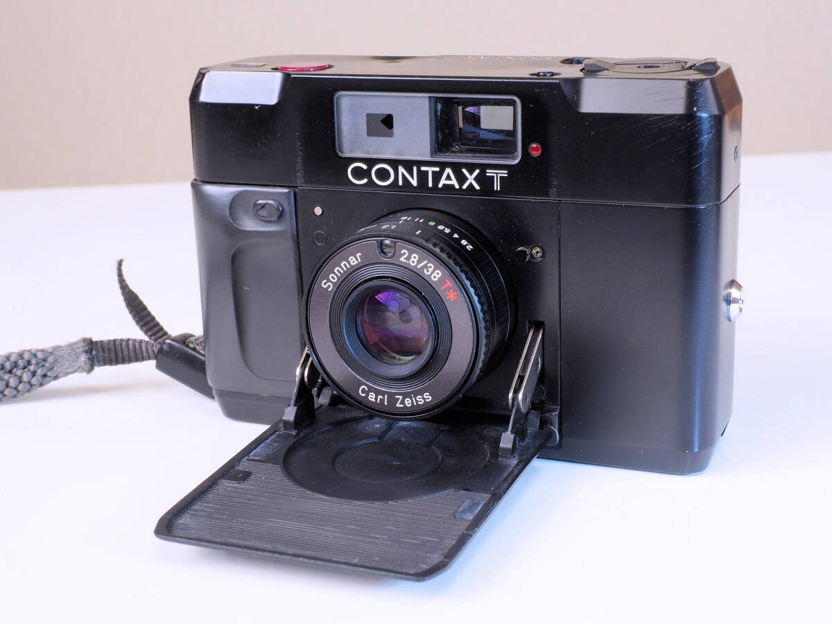 CONTAX T　コンタックスT　初代 ブラック Caiss Zeiss Sonnar 38mm 1:2.8 T* ★撮影試験済み_画像3