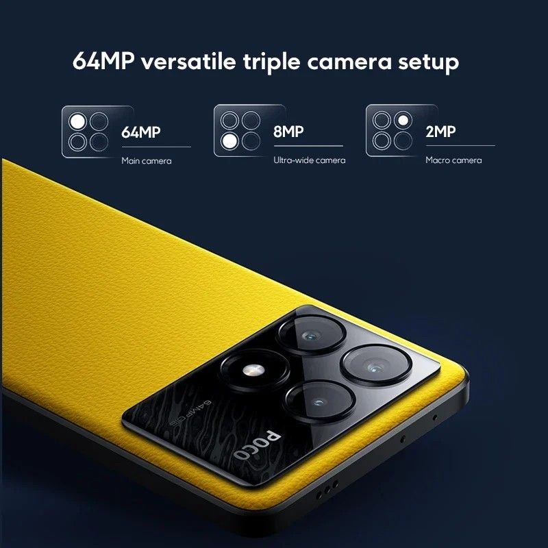 新品】Xiaomi POCO X6 Pro 12G/512G レザーイエロー 耐衝撃 新品】Xiaomi POCO X6 Pro 12G/512G レザーイエロー 耐衝撃