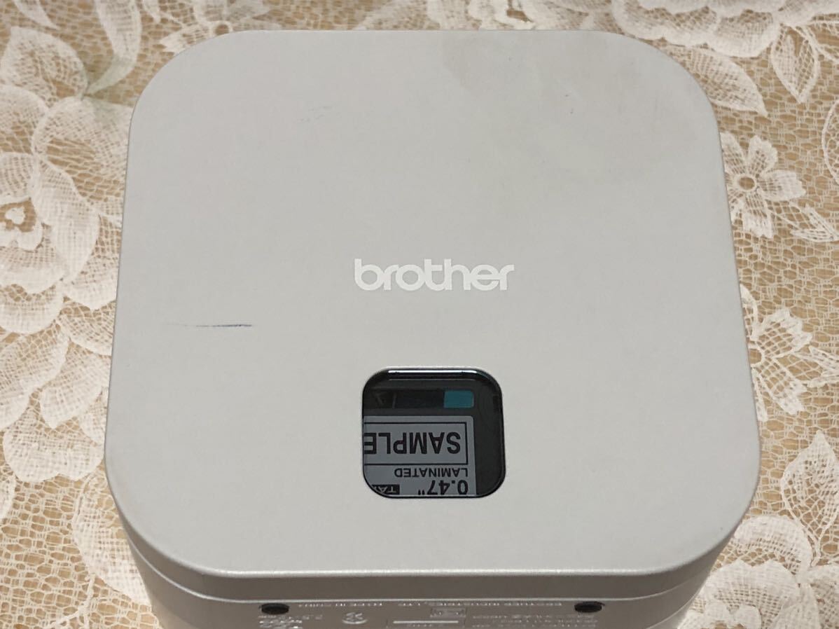 brother P-TOUCH CUBE PT-P300BT ラベルライター 動作可　中古品_画像1