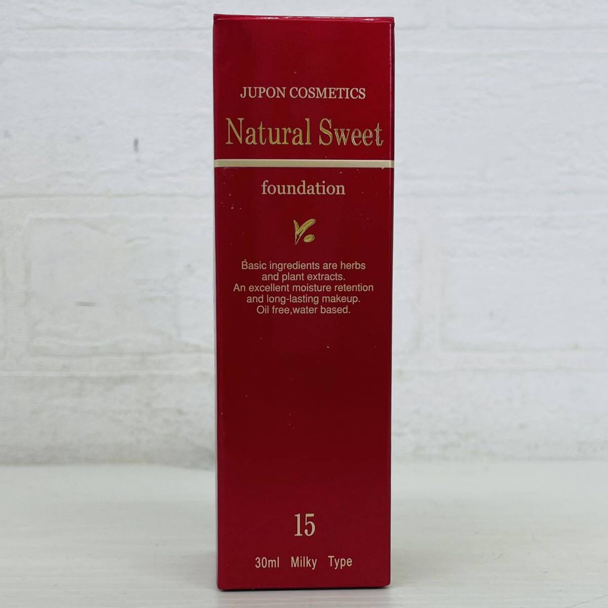 Natural Sweet ナチュラルスィート ファンデーション 15 イエローオークル NET 30ml UVカット配合 保湿成分配合 無香料 ミルキータイプ ATの画像5