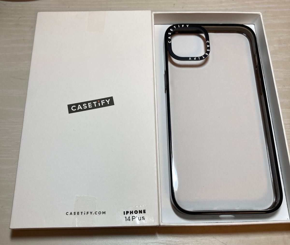 CASETiFY コンパクト iPhone 14 Plus ケース ブラック