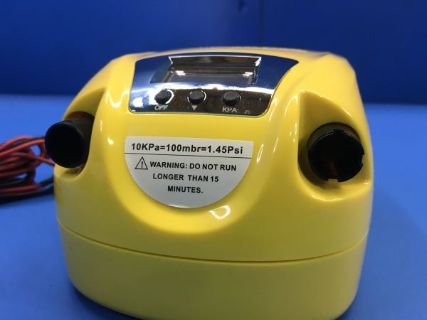 美品 2 DC12V用 ELECTRIC AIR PUMP 電動エアーポンプ【 GP-80D 】海水浴 空気入れ 80_画像4