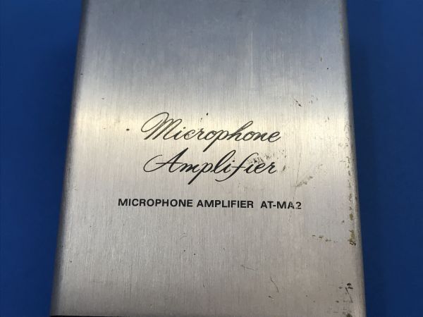 【 オーディオテクニカ / audio-technica 】MICROPHONE AMPLIFIER【 AT-MA2 】通電確認のみ 音楽機材 器材 60_画像7