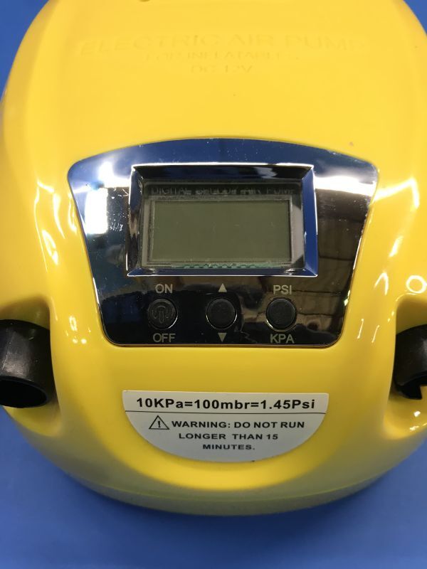 美品 1 DC12V用 ELECTRIC AIR PUMP 電動エアーポンプ【 GP-80D 】海水浴 空気入れ 80_画像3