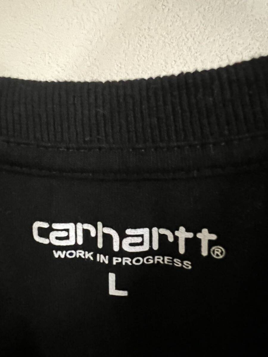 stussy&carhartt ステューシー&カーハート コラボTシャツ 黒 stussy&carhartt ステューシー&カーハート コラボTシャツ 黒