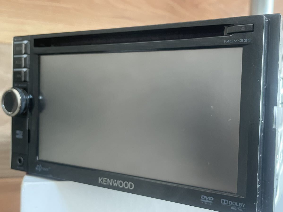 (19)KENWOOD MDV-333ワンセグCD/DVD/TV★地図デタ=無しCD再生不可ジャンク品_画像5