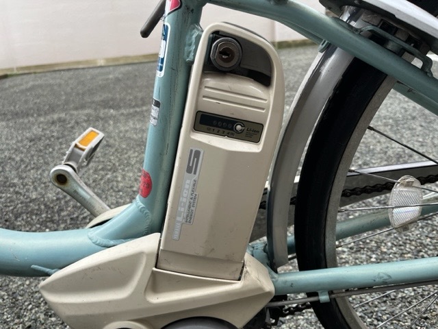 中古 電動アシスト自転車 ヤマハ製 26インチ 充電器付属 前後タイヤ良好 100％組立て発送の画像7