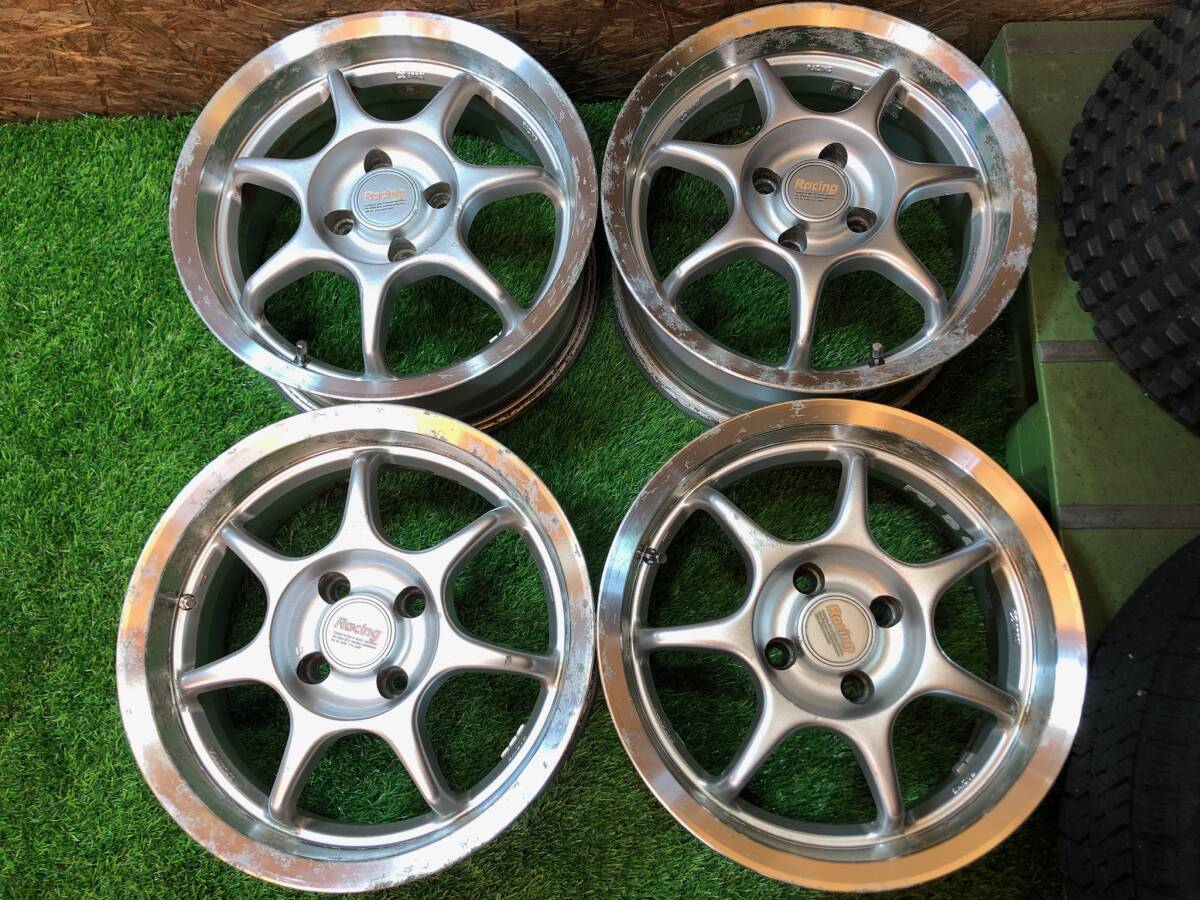 エンケイ レーシング 15inch 6.5j+32 PCD100 4穴 ENKEI Racingの画像3