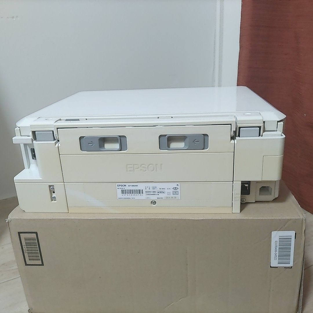 EPSON EP-806AW インクジェットプリンター ホワイト 一部インク EPSON EP-806AW インクジェットプリンター ホワイト 一部インク