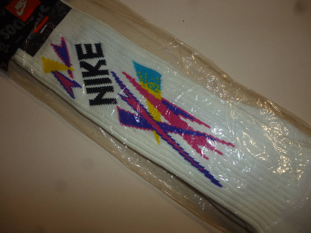 新品入荷 バレー バスケ NIKE ナイキ 派手柄 ハイソックス パイル 厚手 ソックス