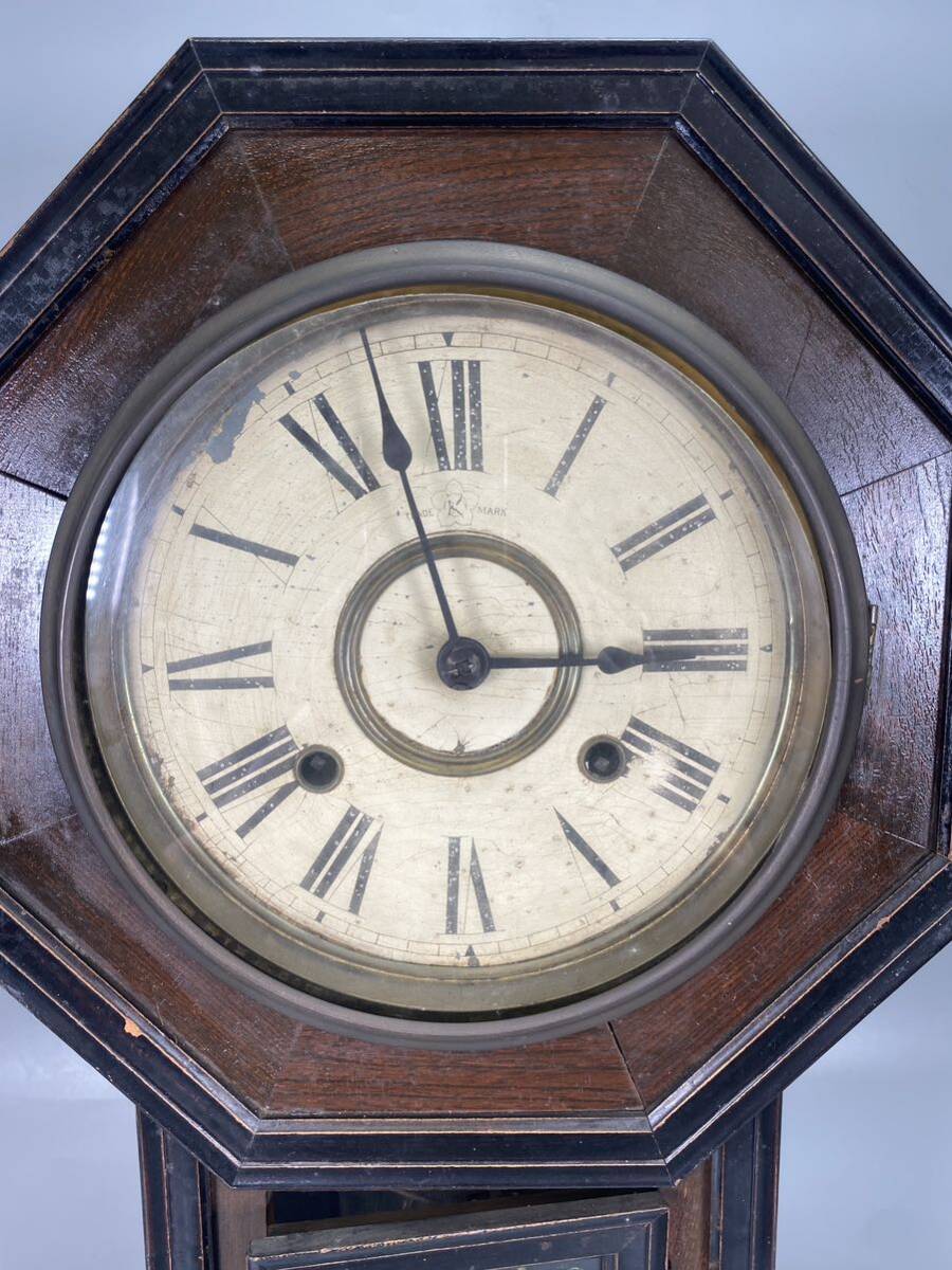 R0218 TRADE MARK 古時計 掛時計 柱時計 の画像5