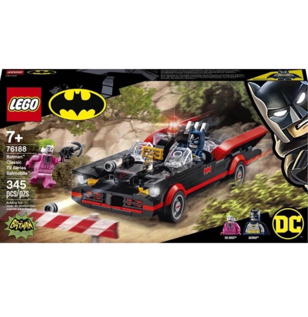 76188  LEGO バットマン　ジョーカー　ミニフィグ　バットモービル