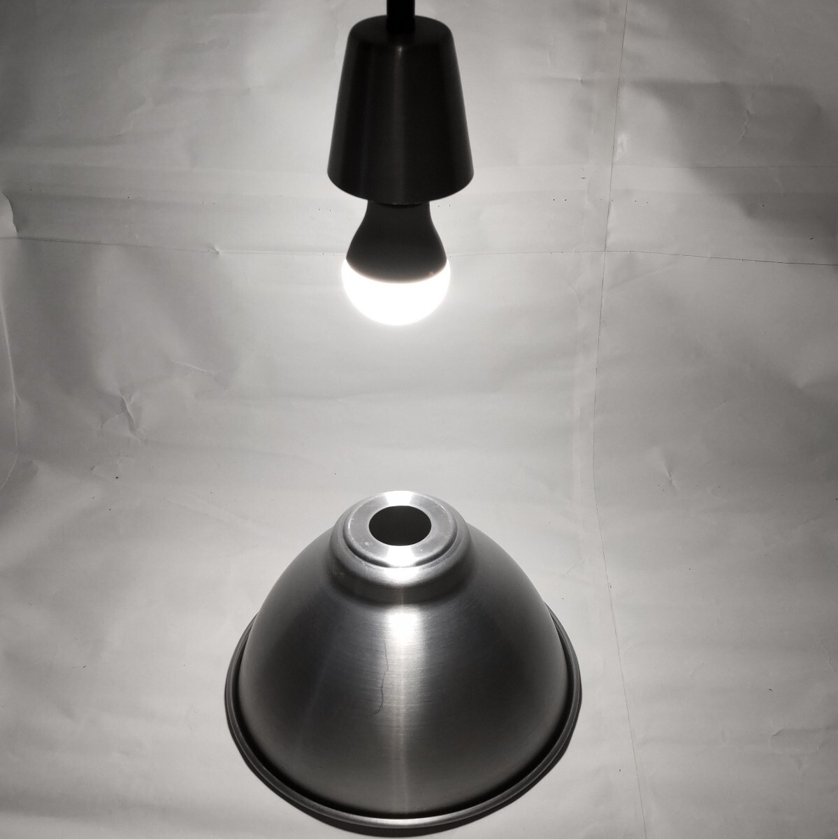 ジャンク foto IKEA イケア 照明 ペンダントライト 二つセット 2個 ランプ インテリア led電球付き _画像8