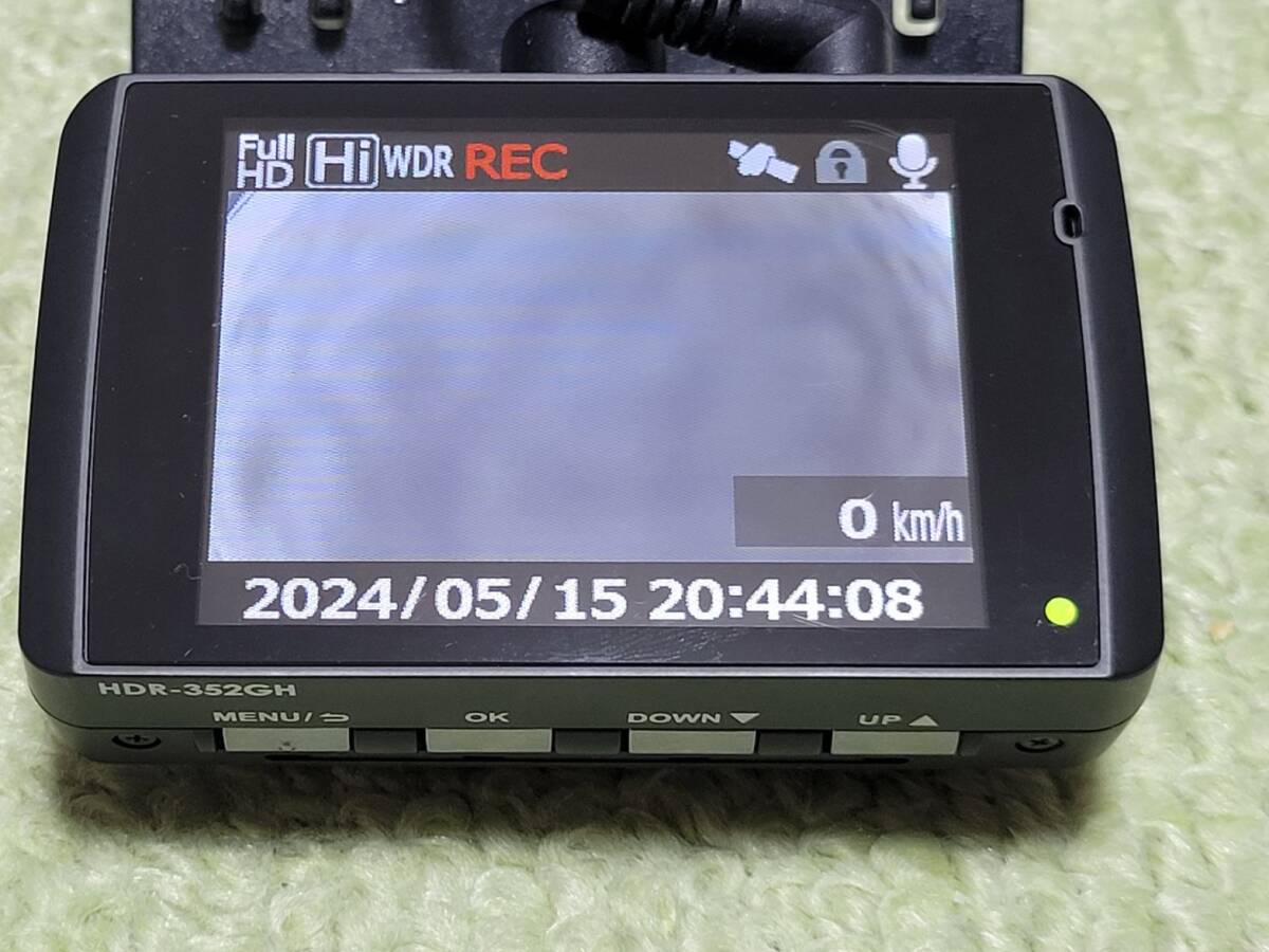 ■コムテック GPS搭載 高性能ドライブレコーダー HDR-352GH フル HD 高画質＆高性能コンパクトボディ 安心の日本製■_画像2