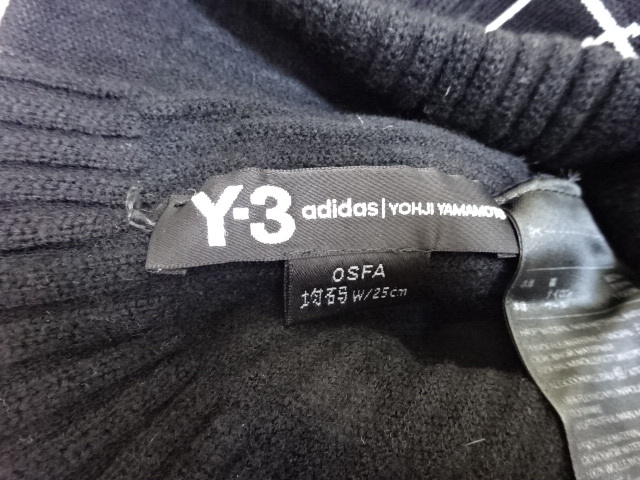 ●0533K Y-3 adidas×YOHJI YAMAMOTO アディダス ヨウジヤマモト　ニット帽　キャップ_画像4