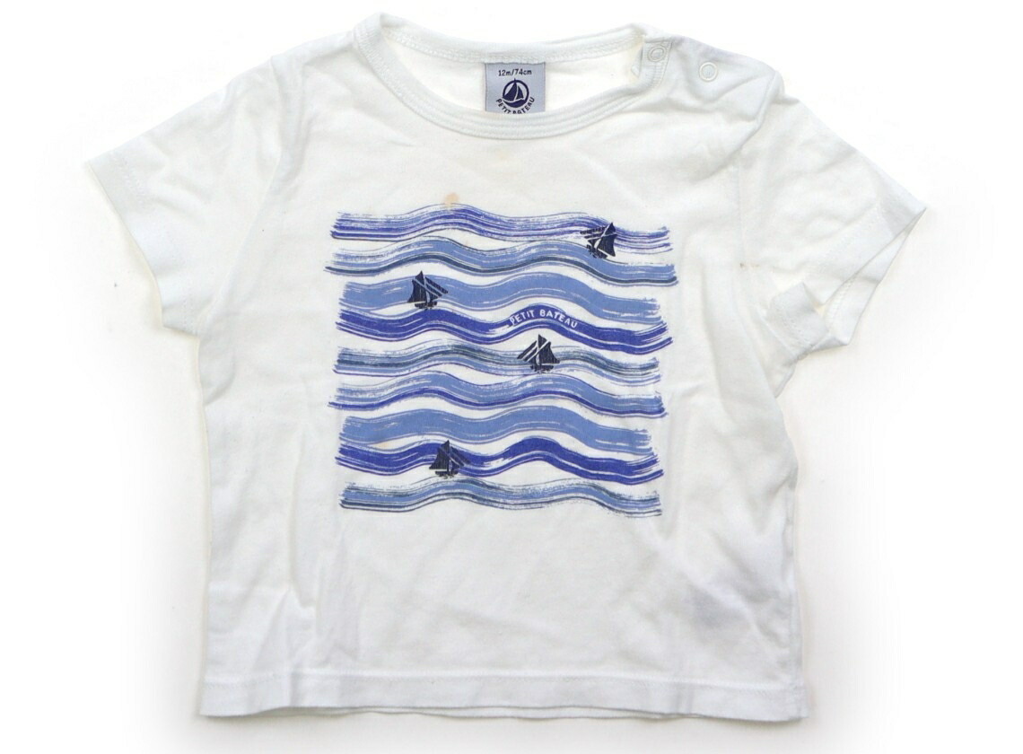 プチバトー PETIT BATEAU Tシャツ・カットソー 70サイズ 男の子 子供服 ベビー服 キッズ_画像1