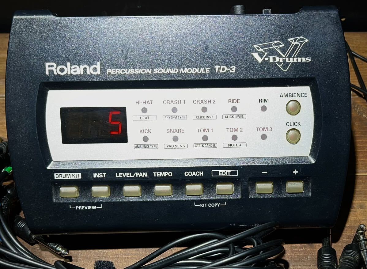 Roland電子ドラム :V-ドラム完動品／TD-3の画像4