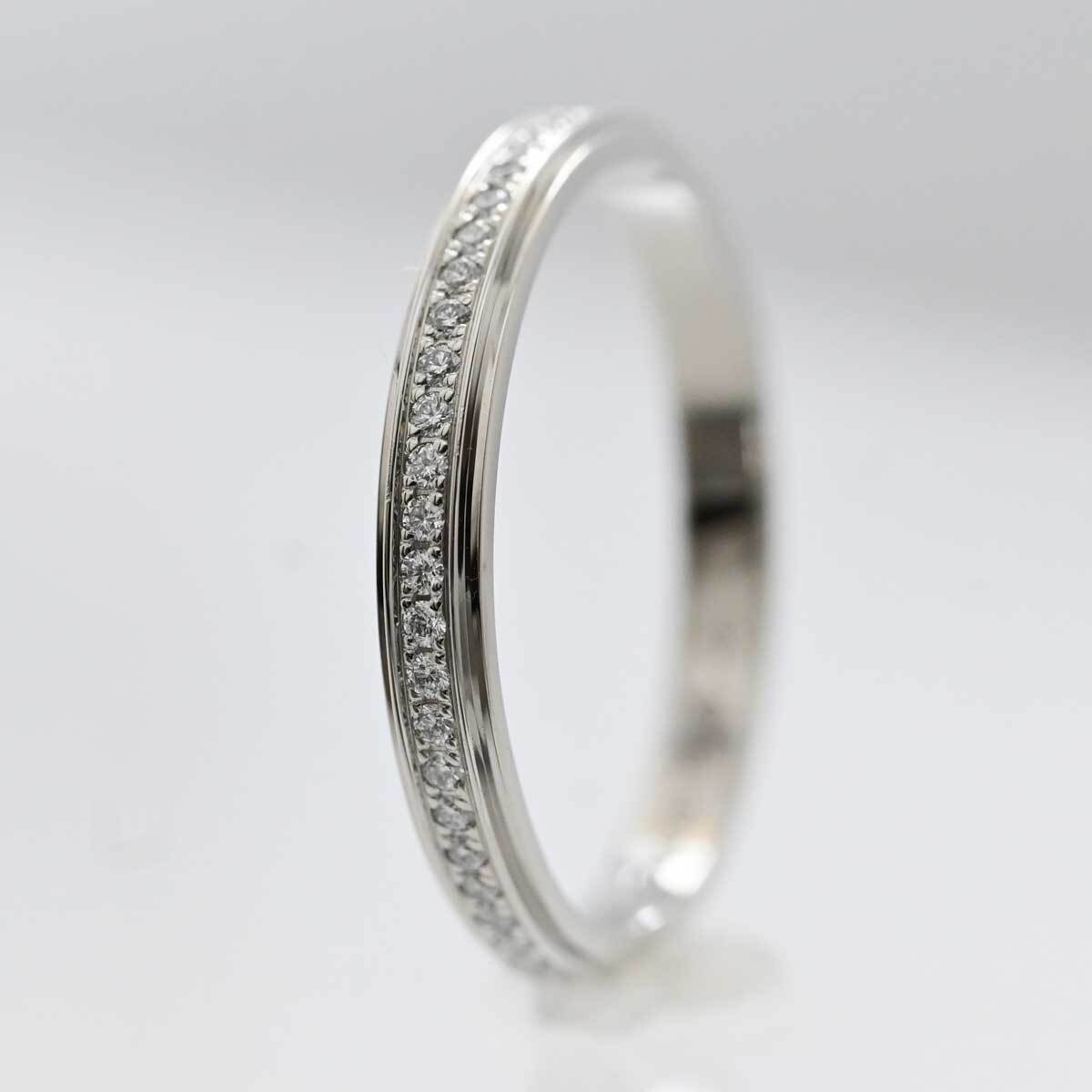  Cartier CARTIER PT950 platinum dam -ruu Eddie ng full diamond Eternity ring size 49 lady's 3487