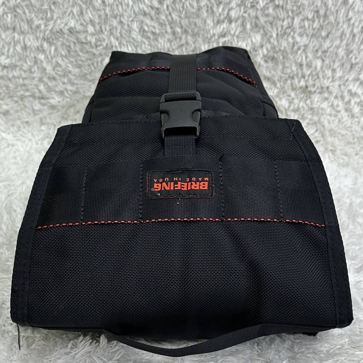 [ rare design 3way]BRIEFING shoulder bag body bag waist bag black black Briefing high capacity shoulder .. Cross body 