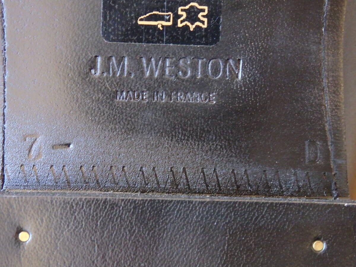 ☆新品！ 15.1万！ J.M.ウエストン J.M.WESTON 180 ローファー 7/D BLACK BOX CALF☆_フランス製です。
