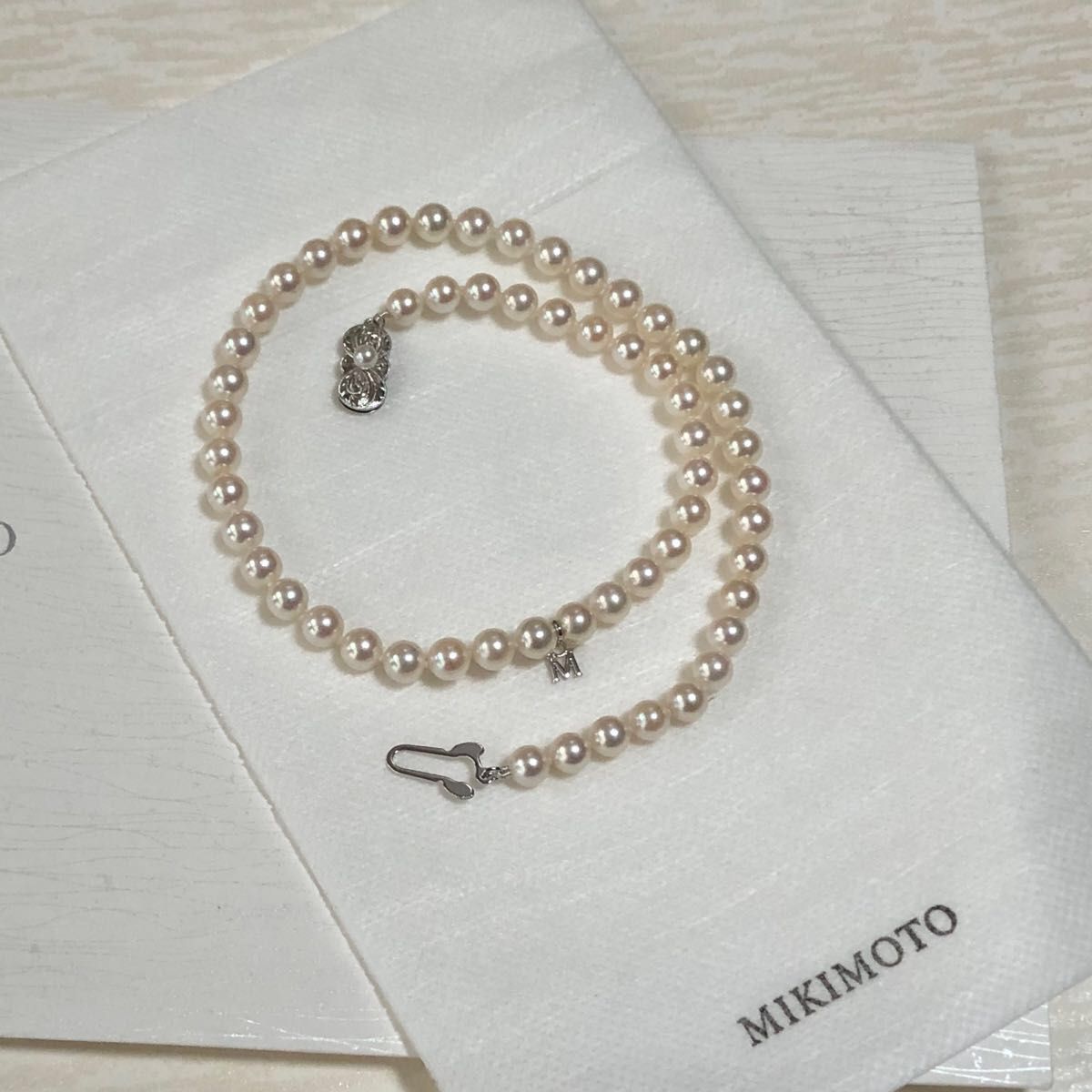現行クラスプ 美品 ミキモト パールネックレス Mチャーム|Yahoo 現行クラスプ 美品 ミキモト パールネックレス Mチャーム|Yahoo