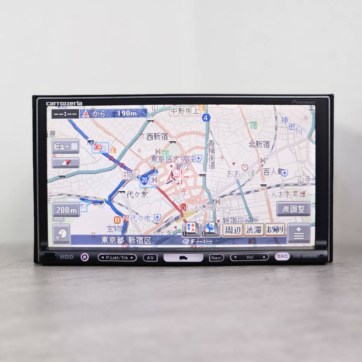 カロッツェリア HDDナビ AVIC-HRZ009G カロッツェリア HDDナビ AVIC-HRZ009G