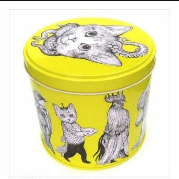 ヒグチユウコ 丸缶 2種類 新品 ギュスターヴ君 猫 動物 雀 ヒグチユウコ 丸缶 2種類 新品 ギュスターヴ君 猫 動物 雀