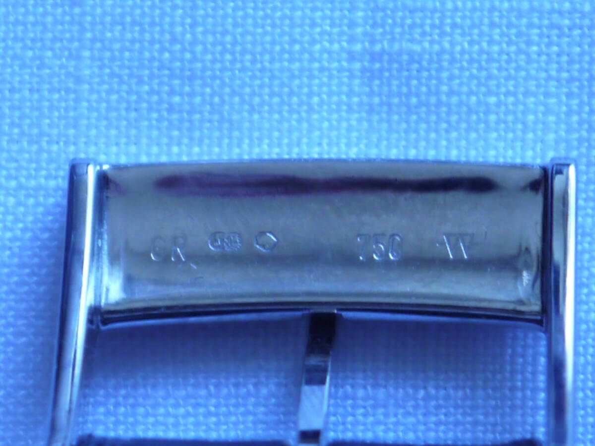 Breitling ブライトリング ナビタイマーGMT レザーベルト ブラック 純正K18尾錠（約6.3g）_画像3