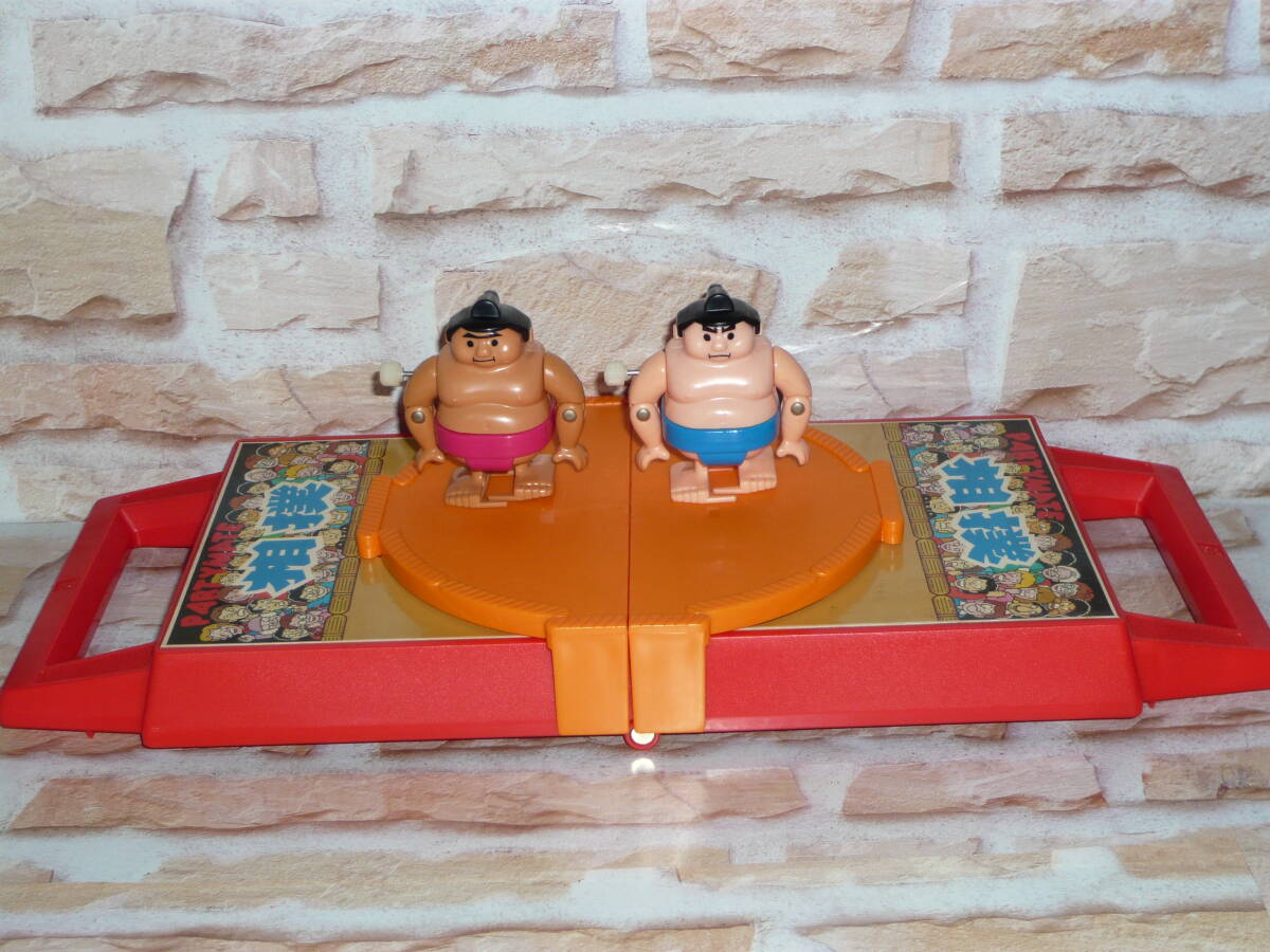 ◆ トミー パーティーメイト 相撲　ゼンマイ人形 玩具 昭和レトロ ◆_画像2