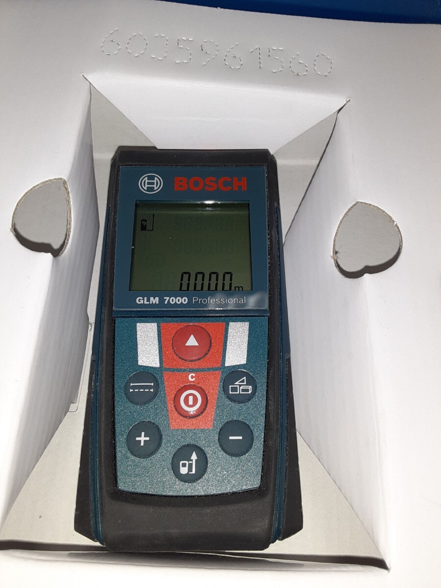 BOSCH GLM7000レーザー距離計　ボッシュオリジナル軽量アルミ三脚付き　中古品_画像7