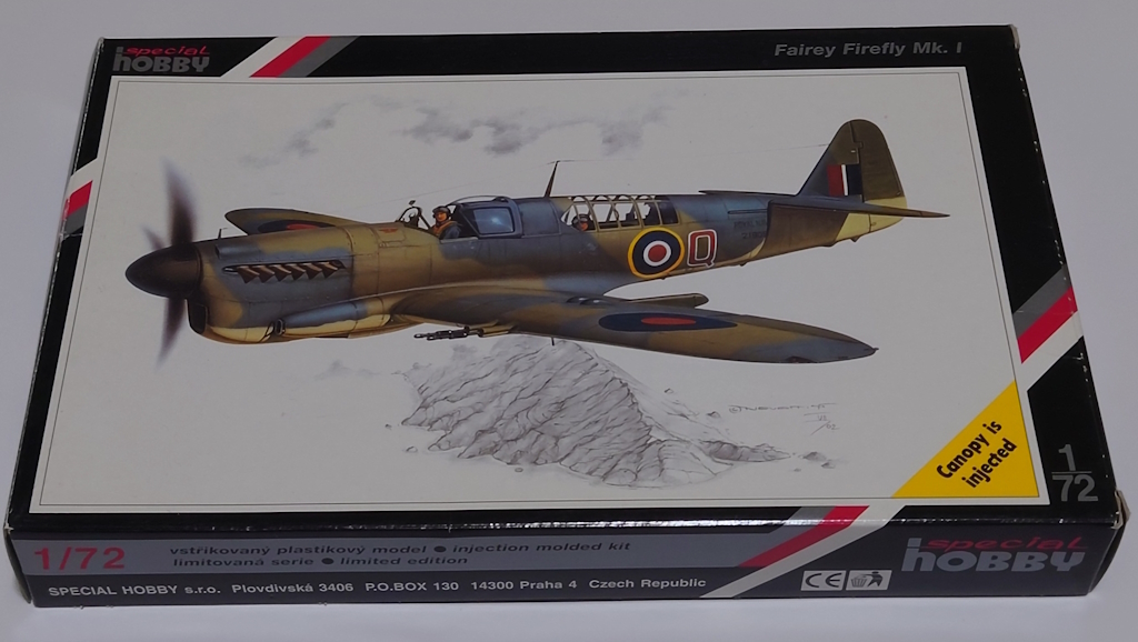 1/72 Special Hobby Fairey Firefly Mk.Ⅰ★中古・箱傷み★レジンパーツ＆エッチングパーツ _画像1