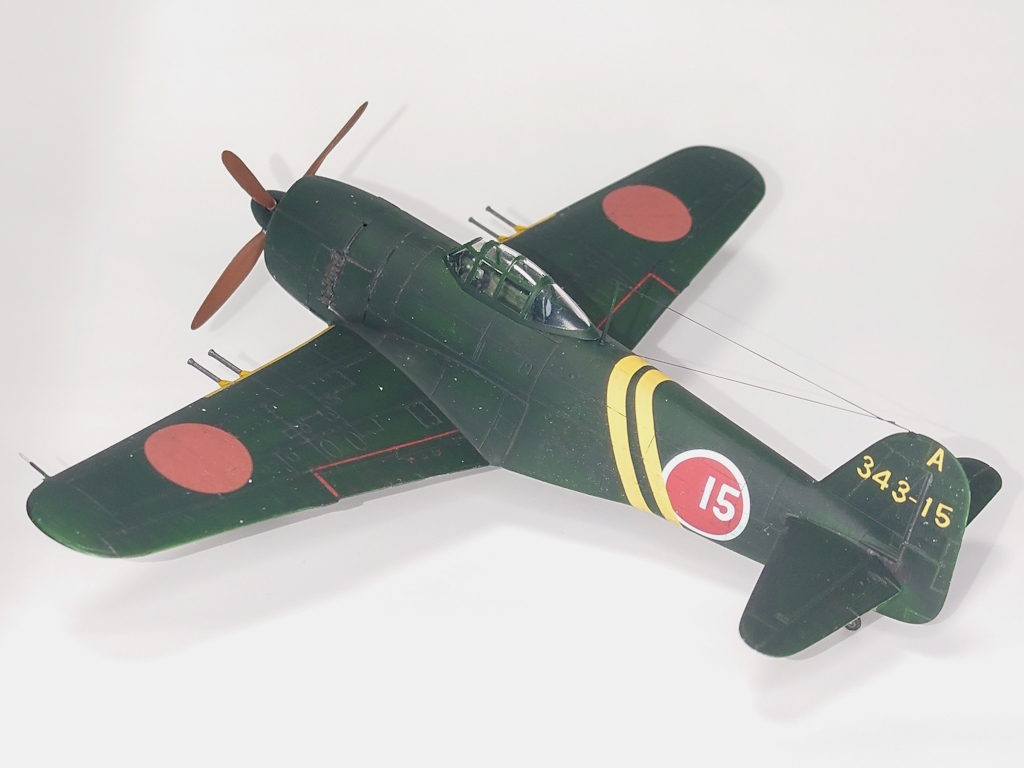 完成品☆1/72 紫電二一型 N1K2-J/紫電改☆ AOSHIMA ☆_画像3