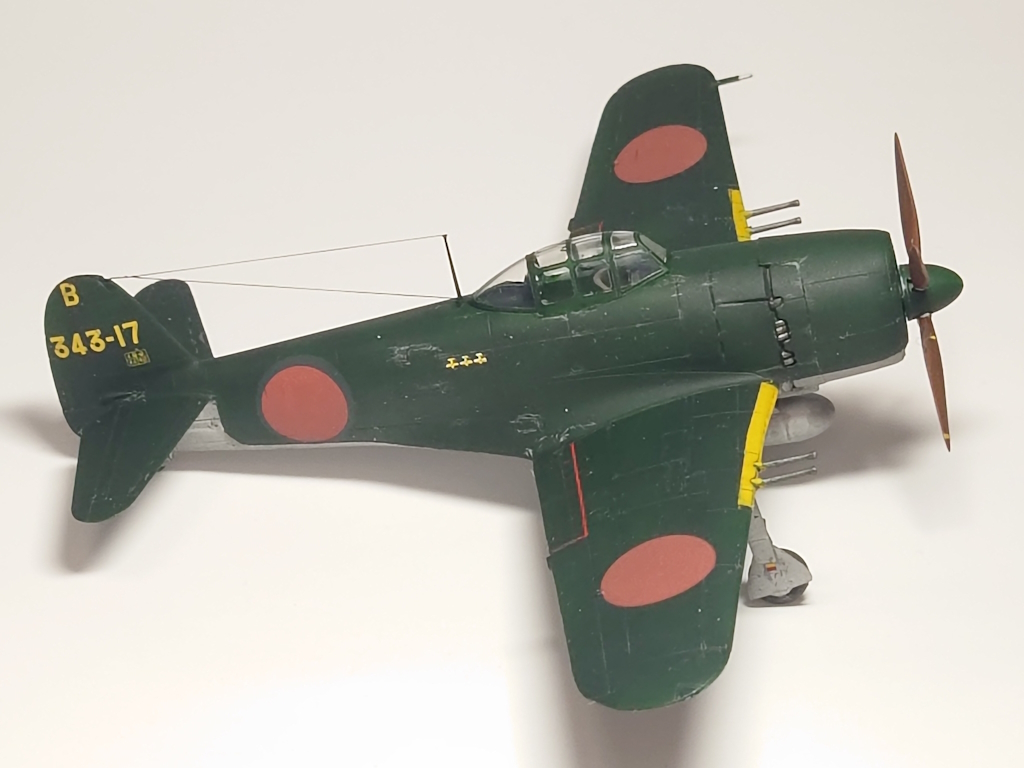 完成品☆1/72 紫電二一型 N1K2-J/紫電改☆ ハセガワ ☆_画像3