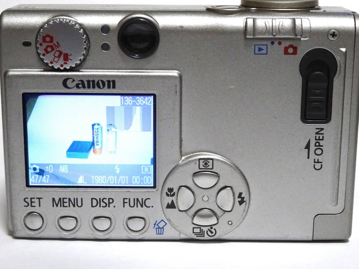 Canon IXY DIGITAL 320、400、400、450　ジャンク品まとめて4台_③の再生動作