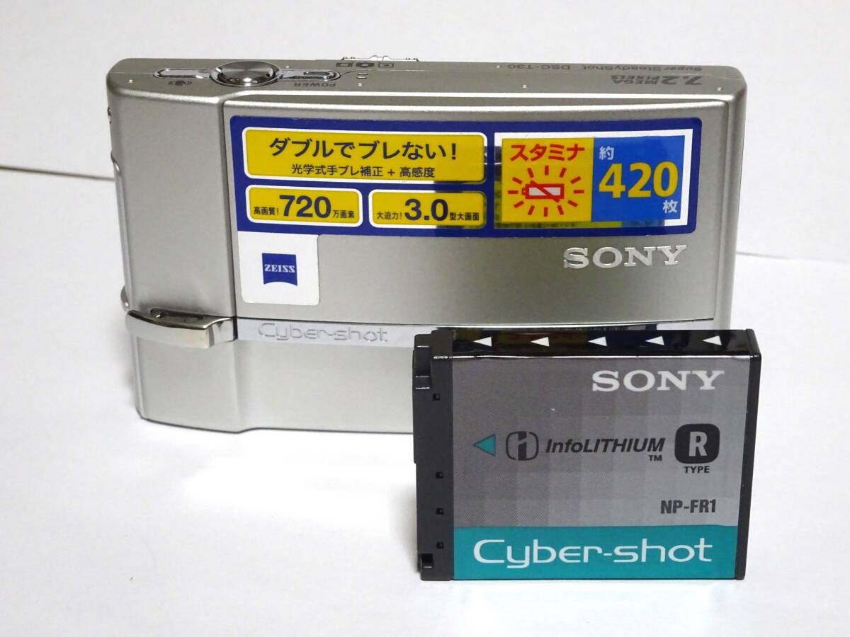 Sony　CyberShot DSC-T30(バッテリー付き)_画像1