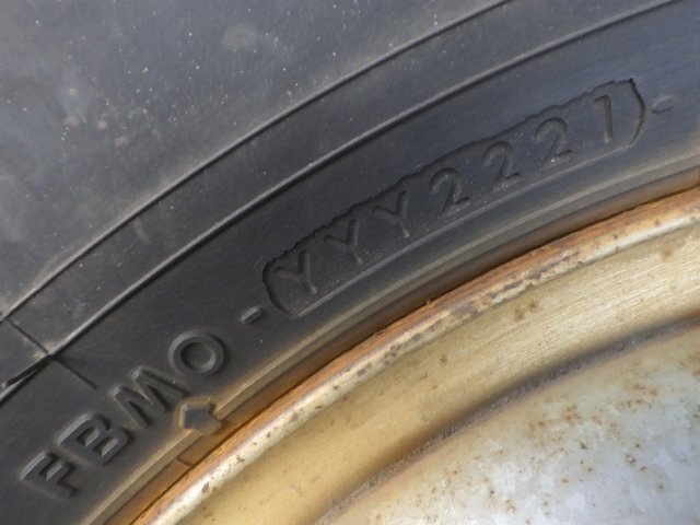 r5112-135 * 205/85R16 117/115L used studdless tires Yokohama iceGUARD iG91 2-0 truck tire 