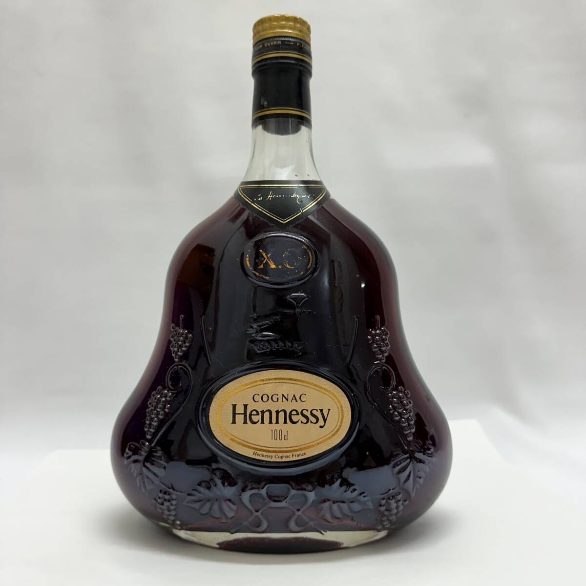 相場で ヘネシー XO 金キャップ 旧ボトル Hennessy コニャック ブランデー 40% 1000ml 未開栓_画像1