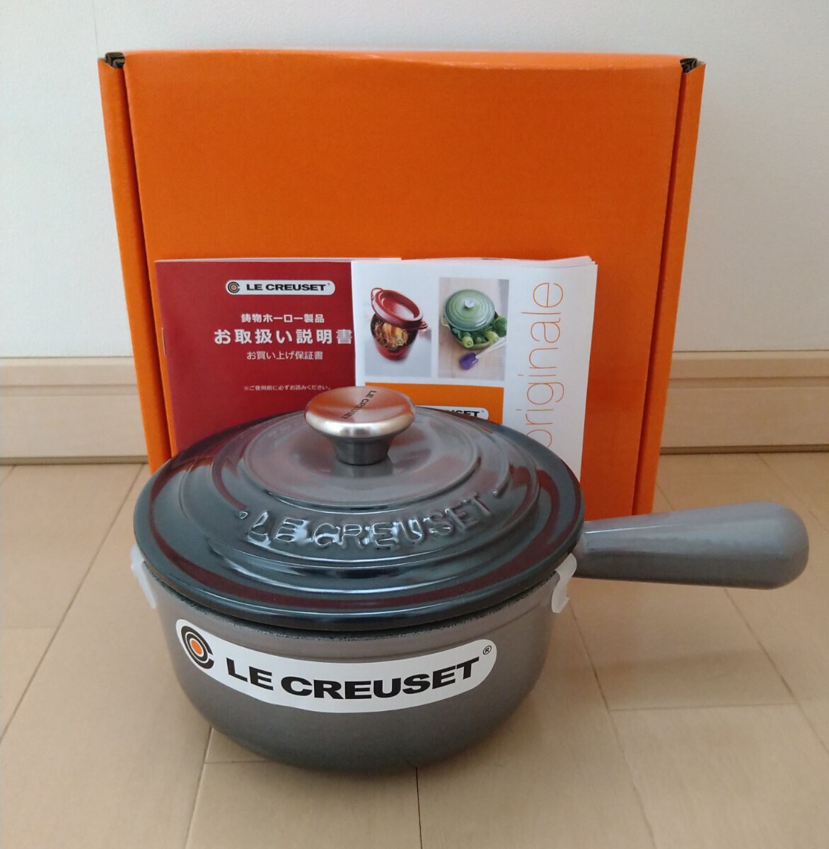 未使用 ル・クルーゼ ソースパン 16cm フリント LE CREUSET 未使用 ル・クルーゼ ソースパン 16cm フリント LE CREUSET