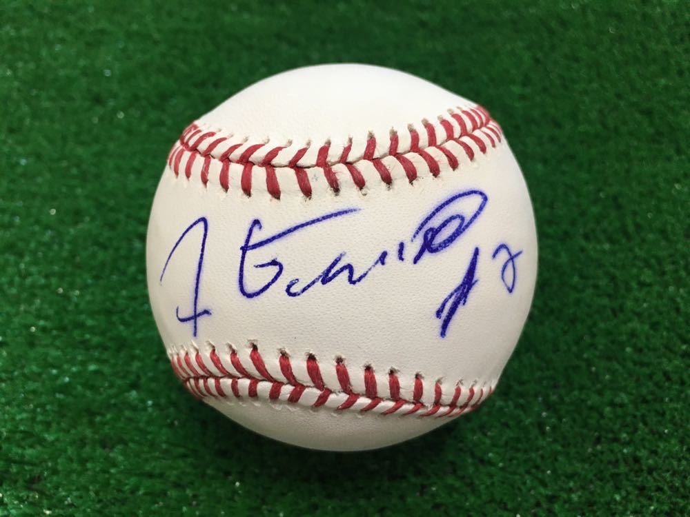ドジャース アレックス・ゲレーロ 直筆サインボール MLB試合球 巨人 ジャイアンツの画像1
