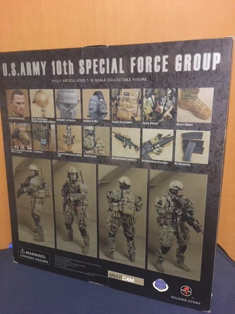 [Soldier Story]1/6 Scale Figure: U.S.ARMY SPECIAL 10th FORCES GROUP America суша армия no. 10 особый военная операция группа 