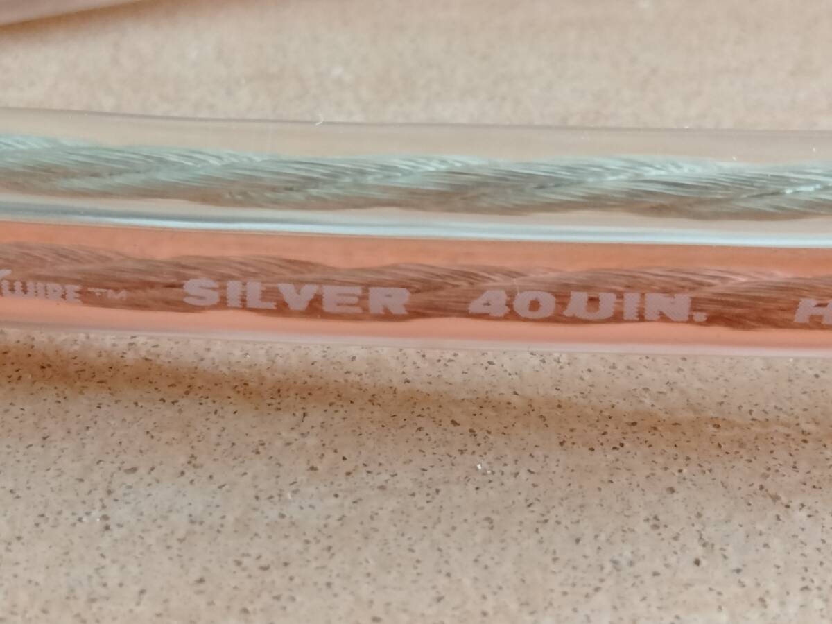 ■★ SHARKWIRE（シャークワイヤー）40μ銀15AWG SP15122R スピーカーケーブ（約３．１ｍ×２本）★■_画像4