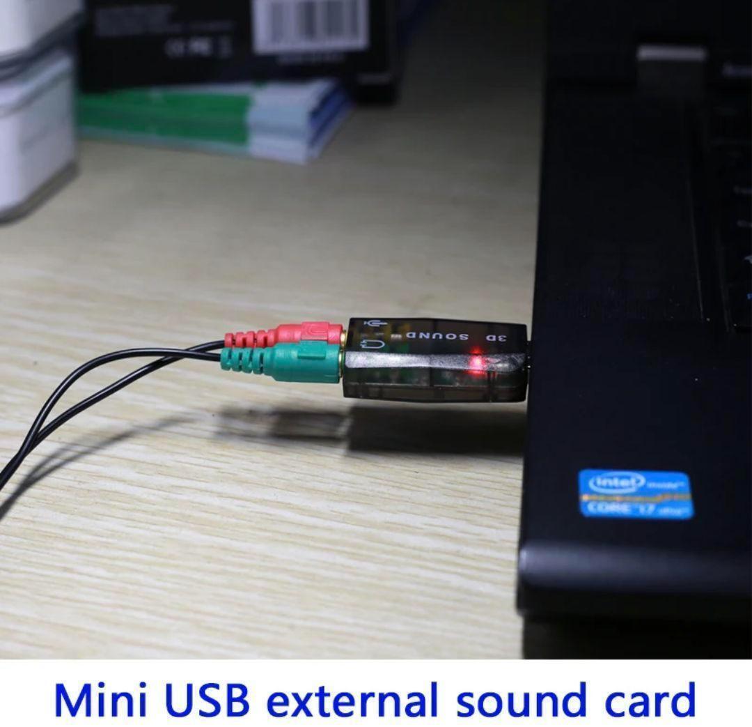 PCおよびデスクトップ用の外部USBサウンドカー ド_画像7