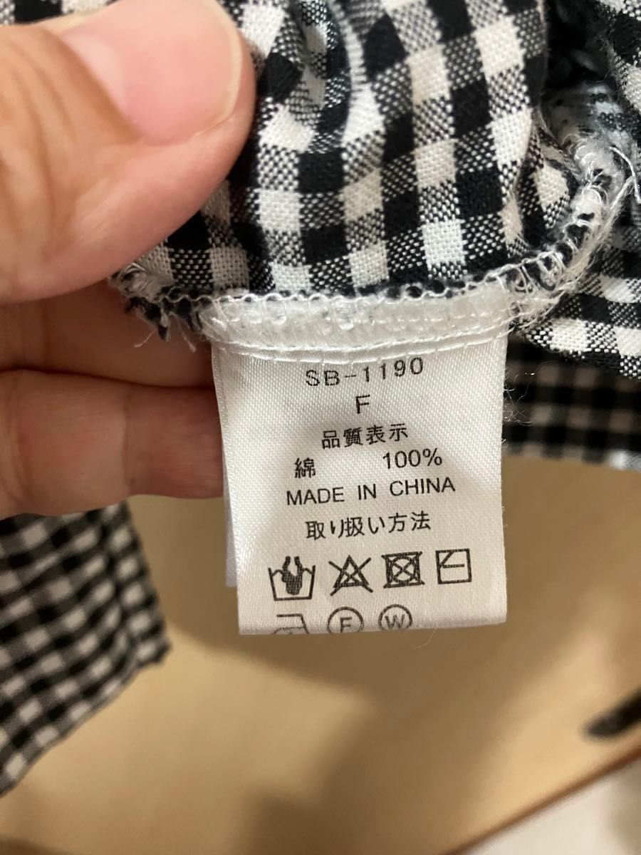 SO(エスオー) 綿コットン100％ ギンガムチェック半袖シャツ 